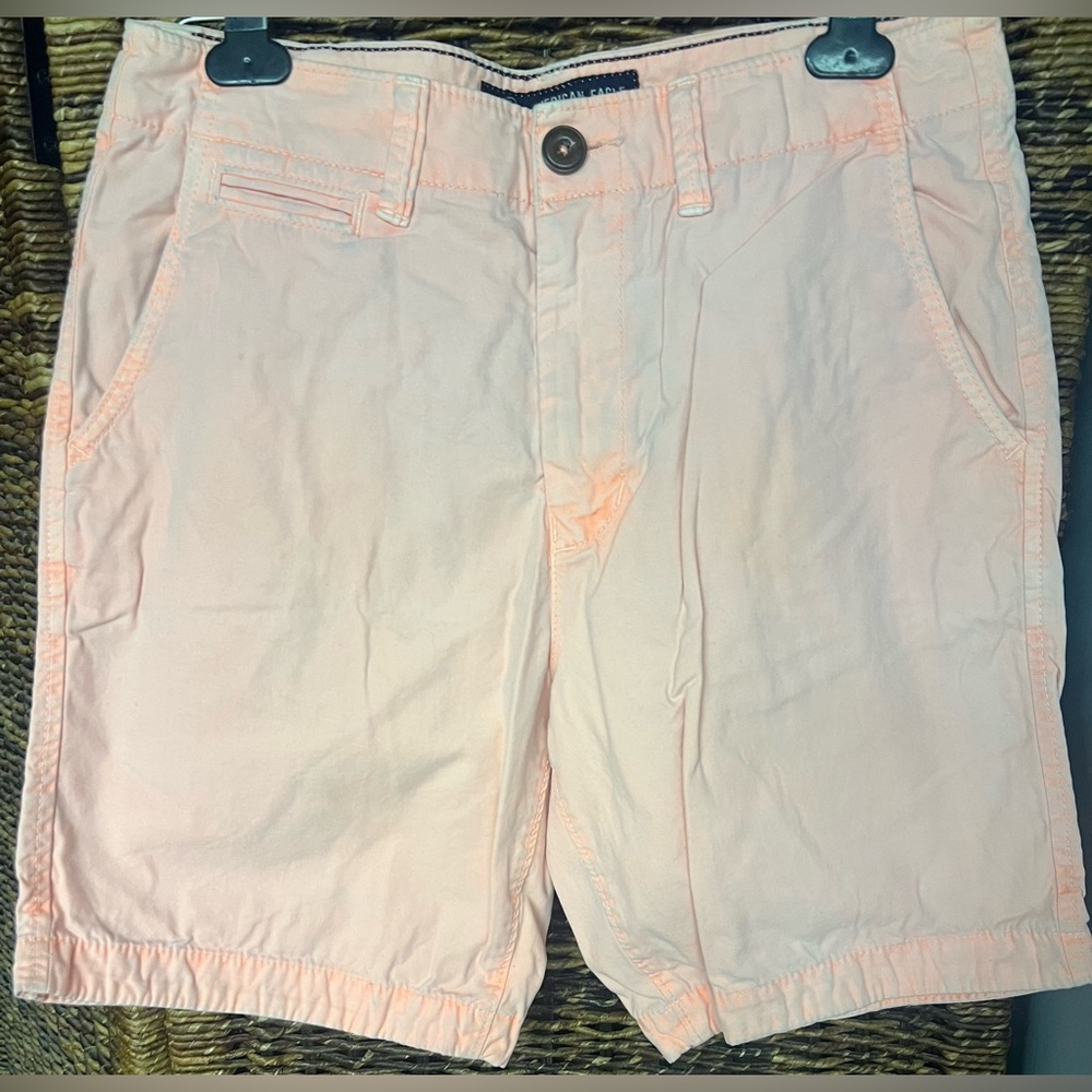 American Eagle - Size:30, Shorts- Washed Pink,‎ Pre-Owned